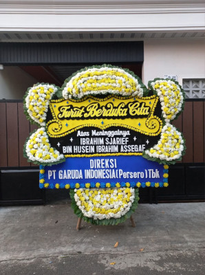 Papan Bunga Duka di Manggala
