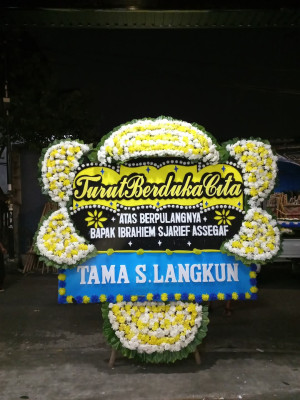 Papan Bunga Duka di Manggala