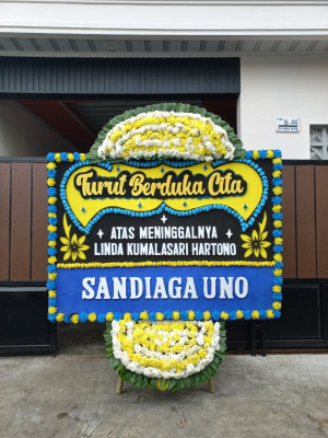 Papan Bunga Duka di Manggala
